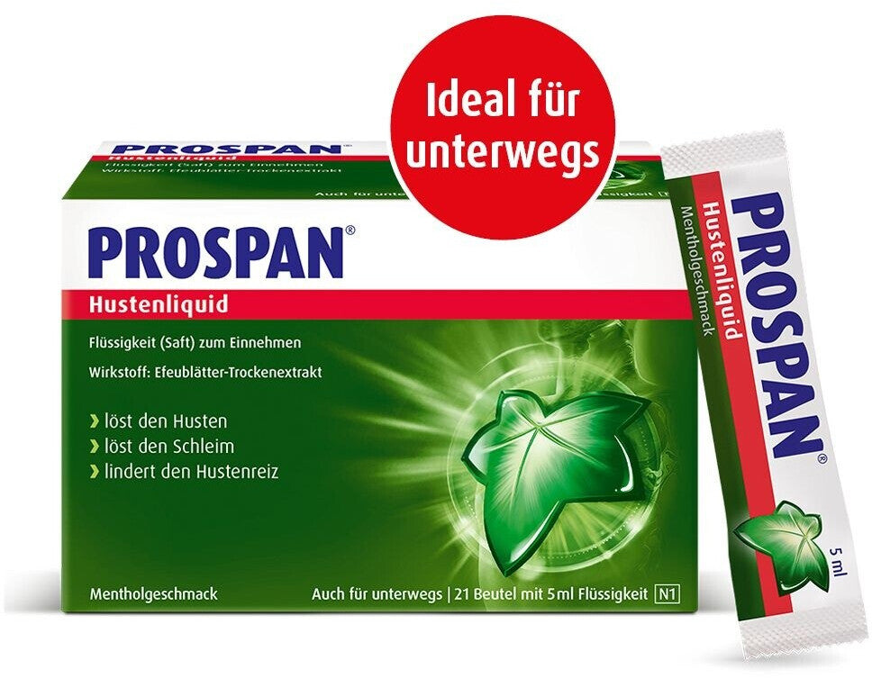 PROSPAN 천연 목감기 기침 시럽 5ml *30 독일약국 정품 독일직구 마이아포