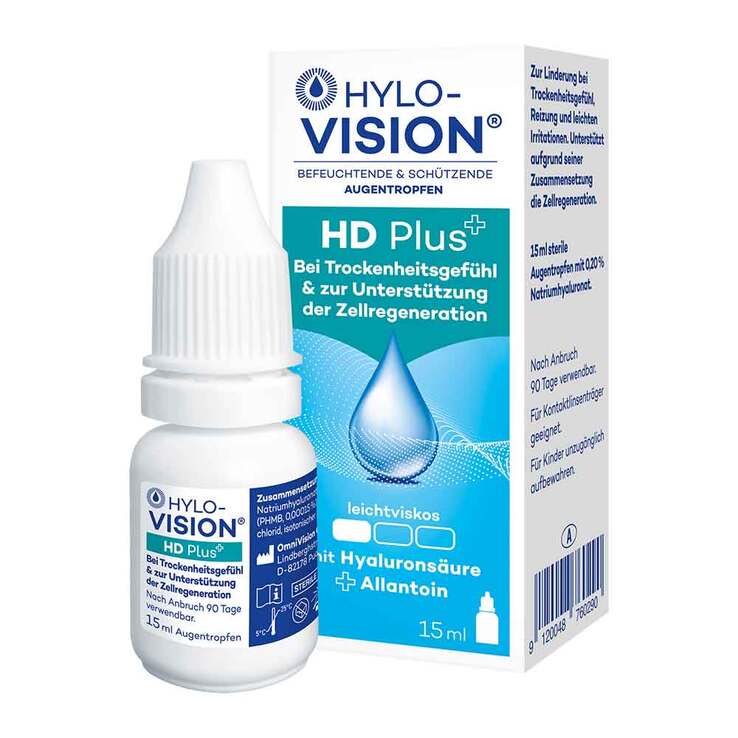 하이로비전 HD 플러스 안구건조증 점안액 15ml 2개세트 독일약국 정품 독일직구 마이아포