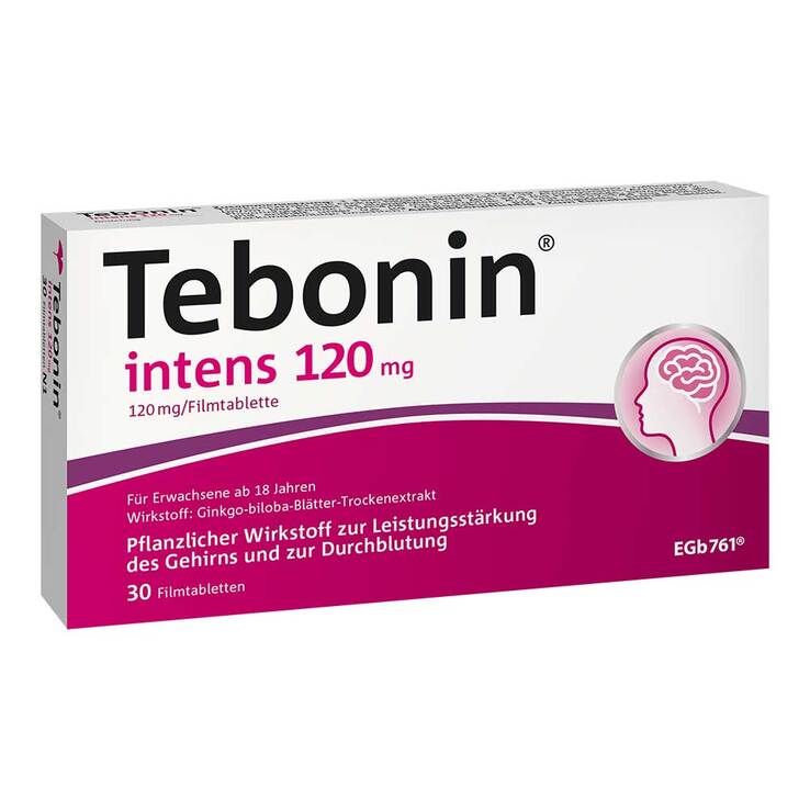 테보닌 인텐스 120mg 은행잎추출물 필름정 30정 독일약국 정품 독일직구 마이아포