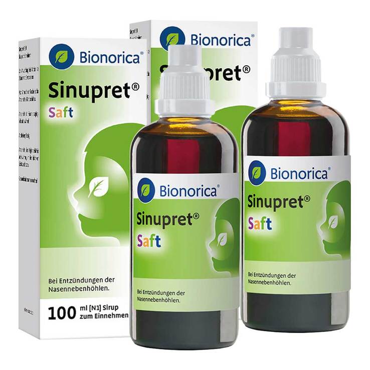 시누프레트 환절기 시럽 코 건강 주스 2x100ml 독일약국 정품 독일직구 마이아포