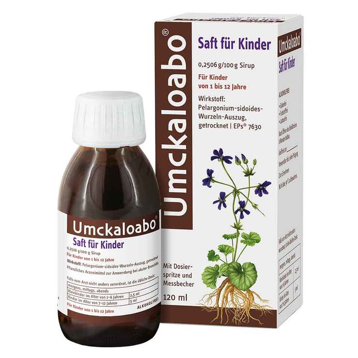 움칼라보 어린이용 기관지 시럽 120ml 독일약국 정품 독일직구 마이아포