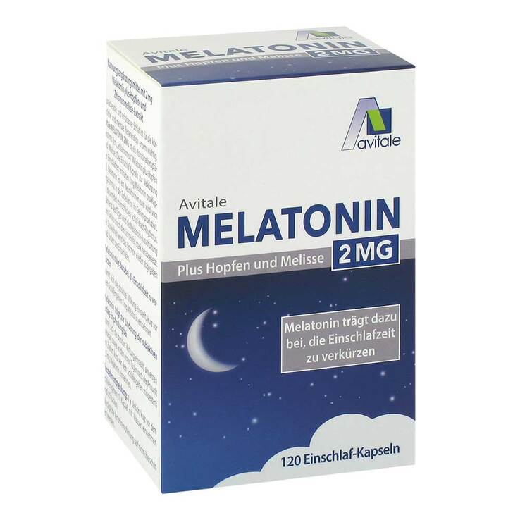 멜라토닌 2mg + 홉스 멜리사 카모마일 캡슐 120정 독일약국 정품 독일직구 마이아포