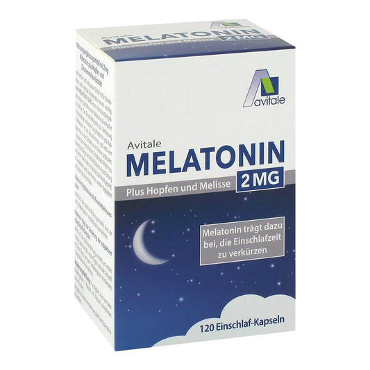 멜라토닌 2mg + 홉스 멜리사 카모마일 캡슐 120정 독일약국 정품 독일직구 마이아포