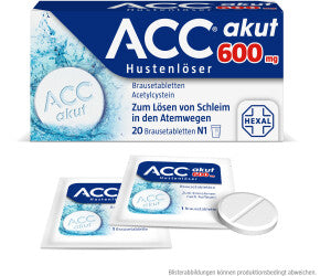 ACC akut 600 기침 완화 발포정 20정 독일약국 정품 독일직구 마이아포