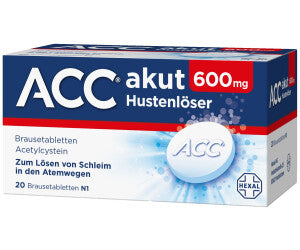 ACC akut 600 기침 완화 발포정 20정 독일약국 정품 독일직구 마이아포