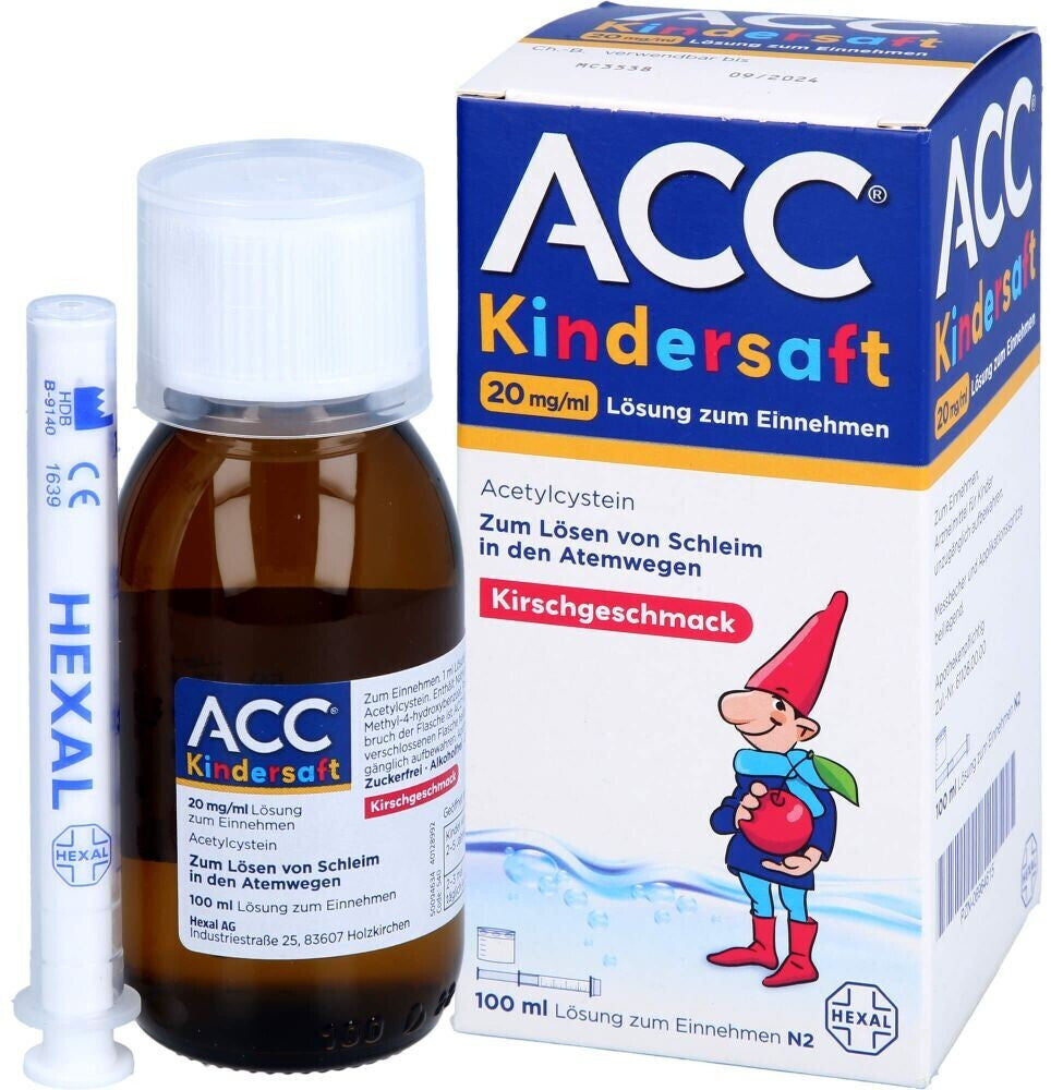 ACC 어린이용 기침완화제 2세이상 100ml X2 독일약국 정품 독일직구 마이아포